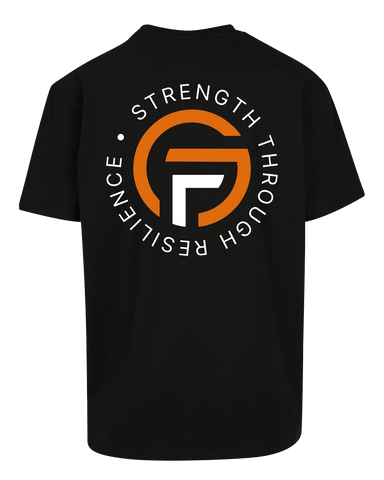 Fortress Gym Strength Through Resilience Oversized Heavy T-Shirt