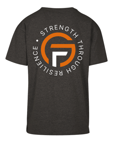 Fortress Gym Strength Through Resilience Oversized Heavy T-Shirt