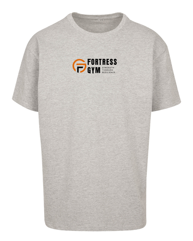 Fortress Gym Strength Through Resilience Oversized Heavy T-Shirt