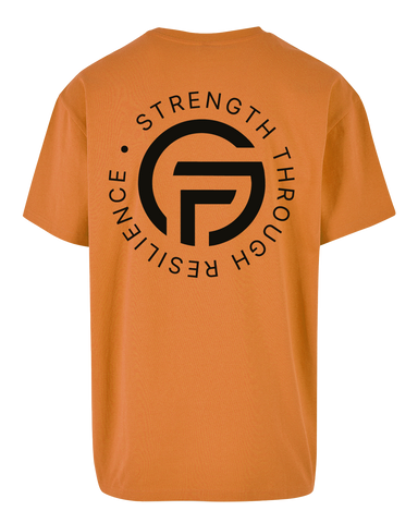 Fortress Gym Strength Through Resilience Oversized Heavy T-Shirt