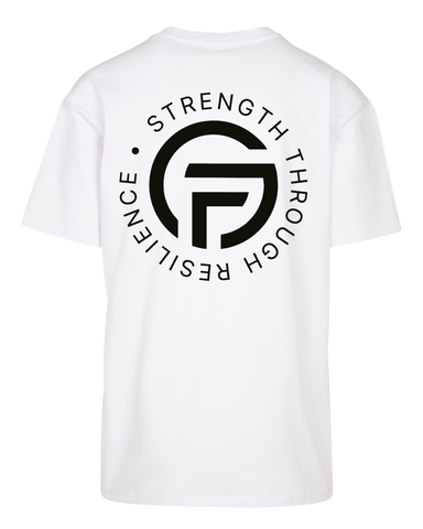 Fortress Gym Strength Through Resilience Oversized Heavy T-Shirt