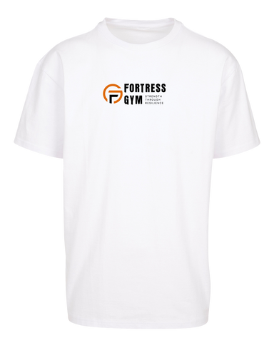 Fortress Gym Strength Through Resilience Oversized Heavy T-Shirt